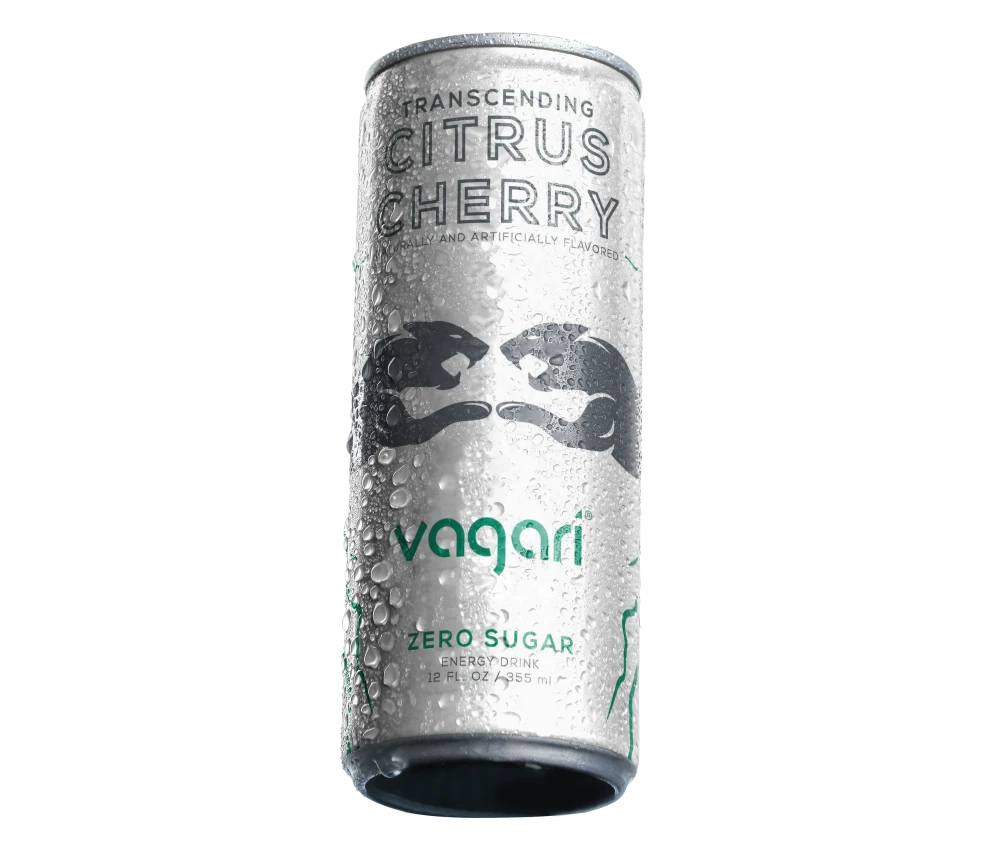 VAGARi Energy Citrus Cherry can front view